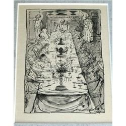 Scarce Antique 1945 Dali Lithograph