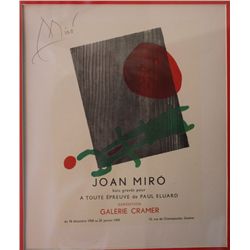 Miro - Hand Signed Lithograph
