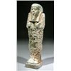 Image 2 : An Egyptian Glazed Composite Shabti for Sa-Aset