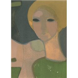 Andre Minaux "La Blonde" Original Lithograph