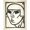 Image 1 : Andre Rouveyre "Kopf" Original Woodcut