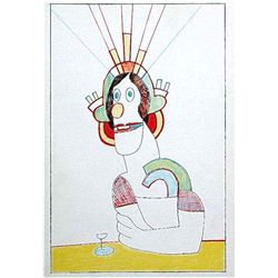 Saul Steinberg Original Lithograph