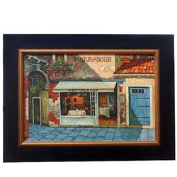 "PARIS CAFÉ" - ORIGINAL OIL ON CANVAS