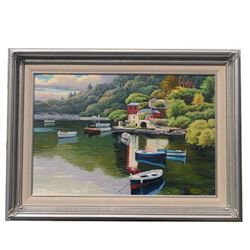 "LAKESIDE" - ORIGINAL OIL ON CANVAS