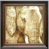 Image 1 : "ELEPHANT" - ORIGINAL OIL ON CANVAS
