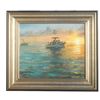 Image 1 : "INTO THE SUNSET" - ORIGINAL OIL ON CANVAS