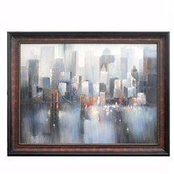 "CITYSCAPE - 2" ORIGINAL OIL ON CANVAS