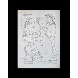Vintage 1956 Picasso Lithograph