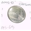 Image 1 : 2005-D OREGON QUARTER DOLLAR *RARE MS-65 HIGH GRADE*!!