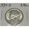Image 1 : 1984-D JEFFERSON NICKEL *RARE BU UNC HIGH GRADE - NICE COIN*!!