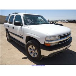 2001 - CHEVROLET TAHOE