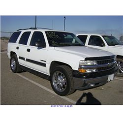 2002 - CHEVROLET TAHOE