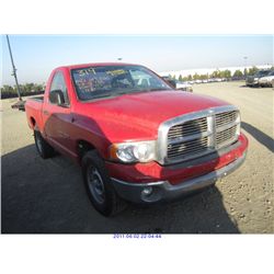 2004 - DODGE RAM 1500 // EXPORT ONLY