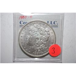 1880-O Silver Morgan $1; EST. $30-40