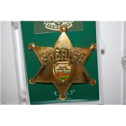 Fred Harvey Trading Co. Collectible Sheriff Badge; Grand Canyon Nat'l Park AZ.; EST. $5-10