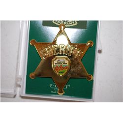 Fred Harvey Trading Co. Collectible Sheriff Badge; Grand Canyon Nat'l Park AZ.; EST. $5-10