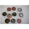 Image 2 : Various Military Challenge Coins; Various Dates, Bases, Etc.; Lot of 10; EST. $40-80