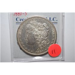 1880-S Silver Morgan $1; EST. $30-40