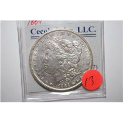 1884 Silver Morgan $1; EST. $30-40