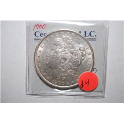 1900 Silver Morgan $1; EST. $30-40