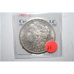 1887-S Silver Morgan $1; EST. $30-40