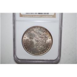 1889 Silver Morgan $1; NGC Graded MS63; EST. $60-80