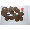 Image 1 : 1905 Indian Head One Cent; Various Conditions; Lot of 37; EST. $40-60