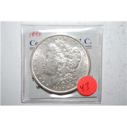 1890 Silver Morgan $1; EST. $30-40