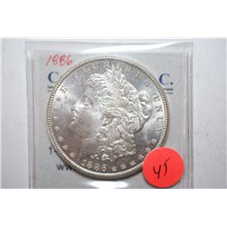 1886 Silver Morgan $1; EST. $30-40