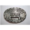 Image 1 : Drop Coin Here Belt Buckle; EST. $10-25