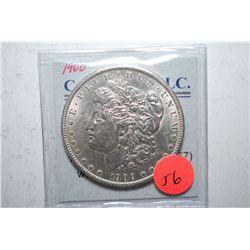 1900 Silver Morgan $1; EST. $30-40