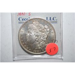 1880-S Silver Morgan $1; EST. $30-40