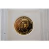 Image 1 : 2007 US Presidential Thomas Jefferson $1; Pure 24K Gold Enriched; EST. $5-10