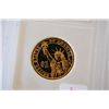 Image 2 : 2007 US Presidential Thomas Jefferson $1; Pure 24K Gold Enriched; EST. $5-10
