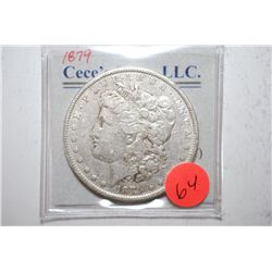 1879 Silver Morgan $1; EST. $30-40