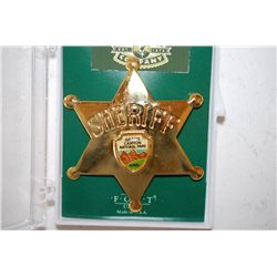 Fred Harvey Trading Co. Collectible Sheriff Badge; Grand Canyon Nat'l Park AZ.; EST. $5-10