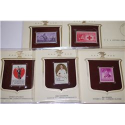 1987-1989 Historic Stamps Of America; Clara Barton Sept. 7, 1948, The Nebraska Territory May 7, 1954