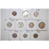 Image 1 : Various US Coins; Indian Head One Cent, Bufflo Nickel (4), Barber One Dime, Washington Quarter (2), 