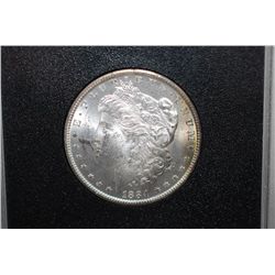 1884-CC Silver Morgan $1; GSA; Color; EST. $200-225