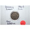 Image 1 : 1906-D German 1/2 Mark Foreign Coin; Fine; 0.0801 ASW; EST. $10-20