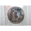 Image 2 : Silver Round "Peace Head"; .999 Fine Silver 1 Oz.; EST. $30-40