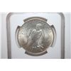 Image 2 : 1925 Peace $1; NGC Graded UNC Details-Improperly Cleaned; EST. $50-70