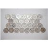Image 2 : 1951 Roosevelt Dime; Various Conditions & Mint Marks; Lot of 28; EST. $60-90