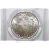 Image 1 : 1887 Silver Morgan $1; PCGS Graded MS63; EST. $60-80