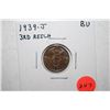 Image 1 : 1939-J German 1 Reichspfennig Foreign Coin With Flying Eagle Holding Swatstika; BU; EST. $5-10