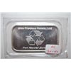 Image 2 : Ohio Precious Metals, LLC Silver Ingot Made From Recycled Sources; .999 Fine Silver 1 Oz.; EST. $30-