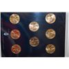 Image 2 : 2008 US Presidential Coin Set In Wooden Display Box; Adams, Jackson, Van Buren & Monroe; P&D Mints; 