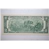 Image 2 : 2003-A US Federal Reserve Note $2; San Francisco CA Reserve; T. Roosevelt 26th President Bill; EST. 