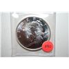 Image 1 : Silver Round "Peace Head"; .999 Fine Silver 1 Oz.; EST. $30-40