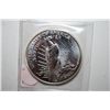 Image 2 : Silver Round "Peace Head"; .999 Fine Silver 1 Oz.; EST. $30-40